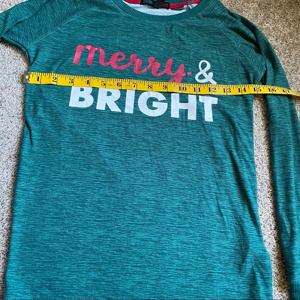 Kids Christmas Holiday 2 piece pajama set, size XL soft and stretchy Derek Heart
